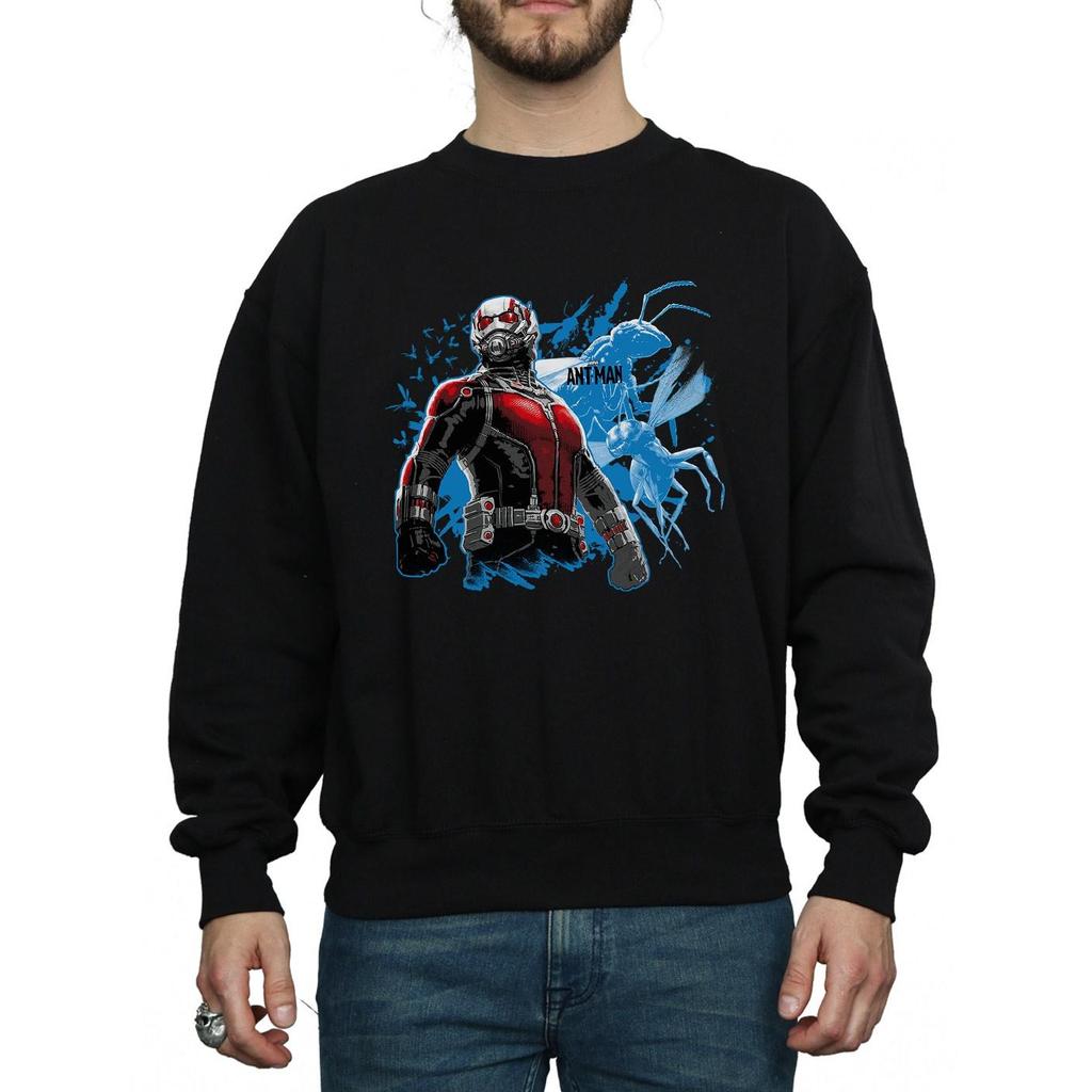 Ant-Man Herr Stående Bomull Sweatshirt