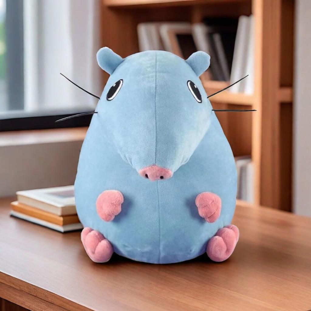 New 25CM Pizza Tower Stupid Rat Anime Plush Cute Doll Sofa Pillow Cushions Collection Decoration Ornaments Kids Gifts