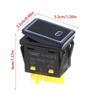 30A 110V 220V Heavy Duty Dpst Ip67 4 Pin Sealed Waterproof T85 Auto Boat Marine Toggle Rocker Switch With Led Light