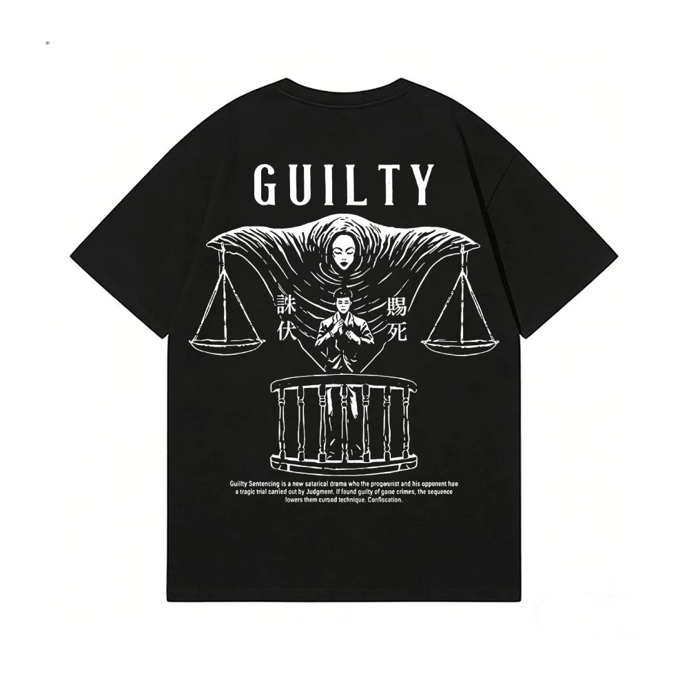 Jujutsu Kaisen Higuruma Rückenkunst Baumwoll-T-Shirt Hochwertige Streetwear Herrenbekleidung Auch Damenbekleidung 2026 Sommer Neues T-Shirt