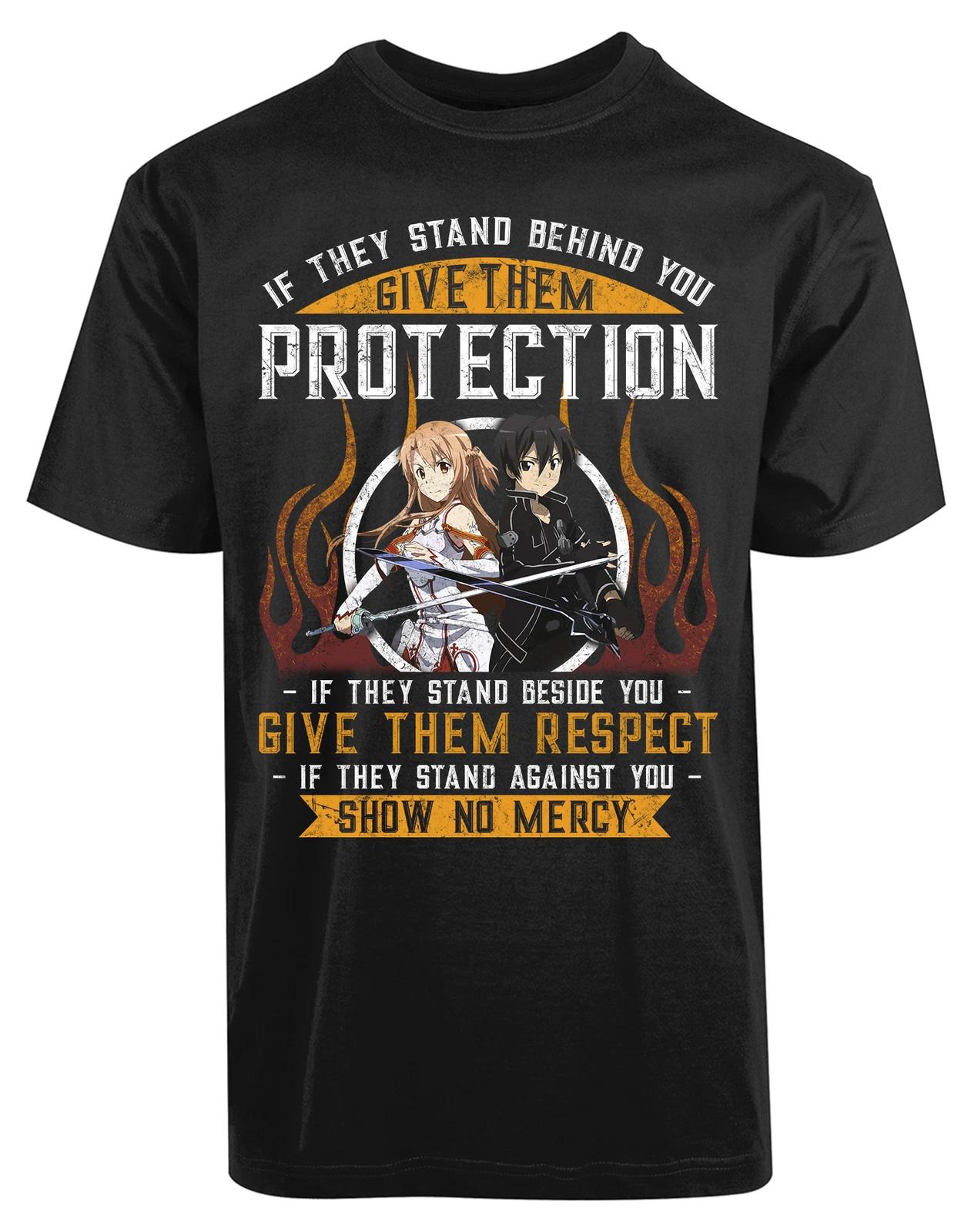 If They Stand Behind You Give Them Respect New Men s Shirt Show Mercy Cool Tees 4XL