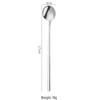 Elegant Stainless Steel Round Coffee Spoon
