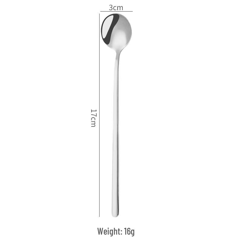 Elegant Stainless Steel Round Coffee Spoon