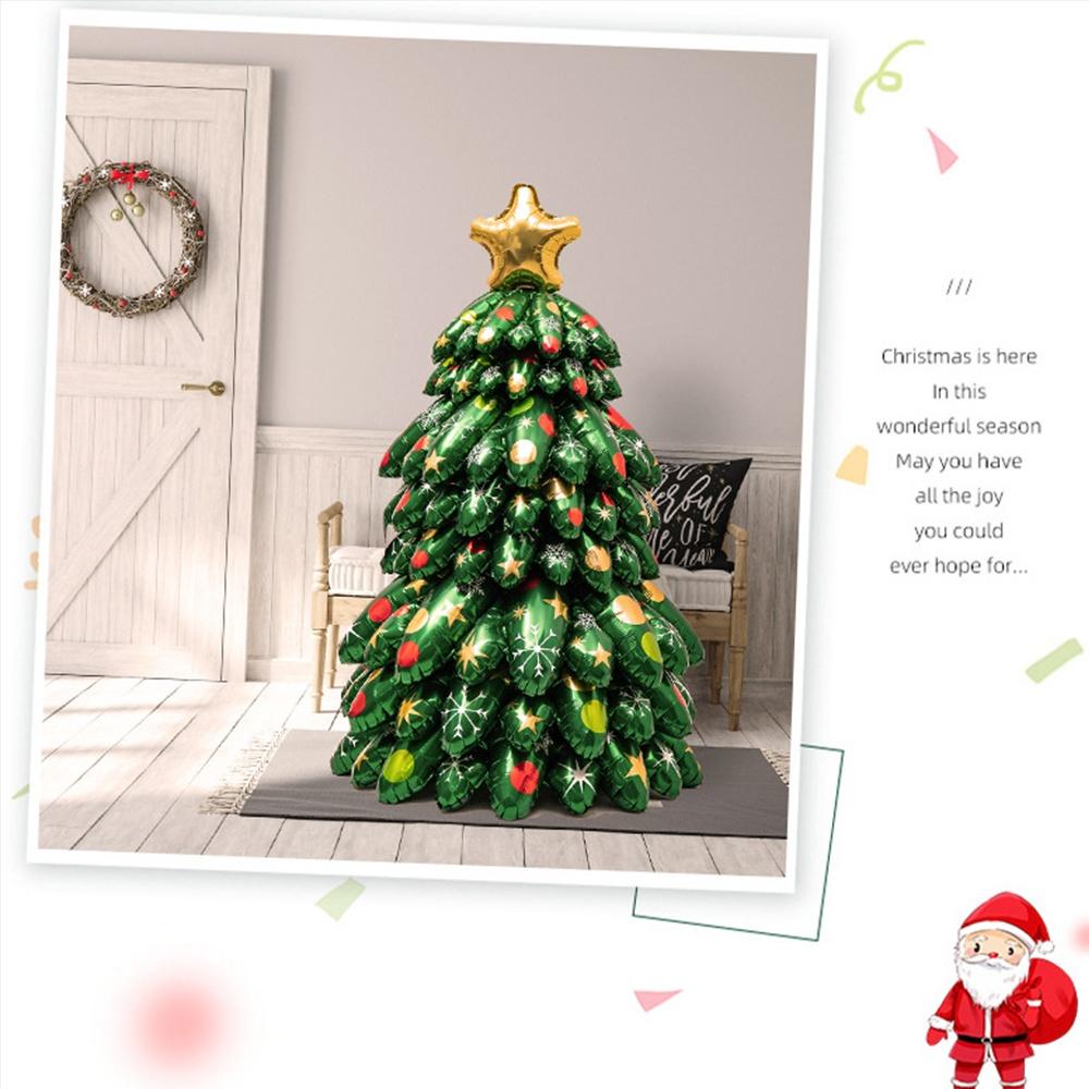 3D Large Foil Balloons Santa Claus Standing Balloons  Home New Year Party Supply