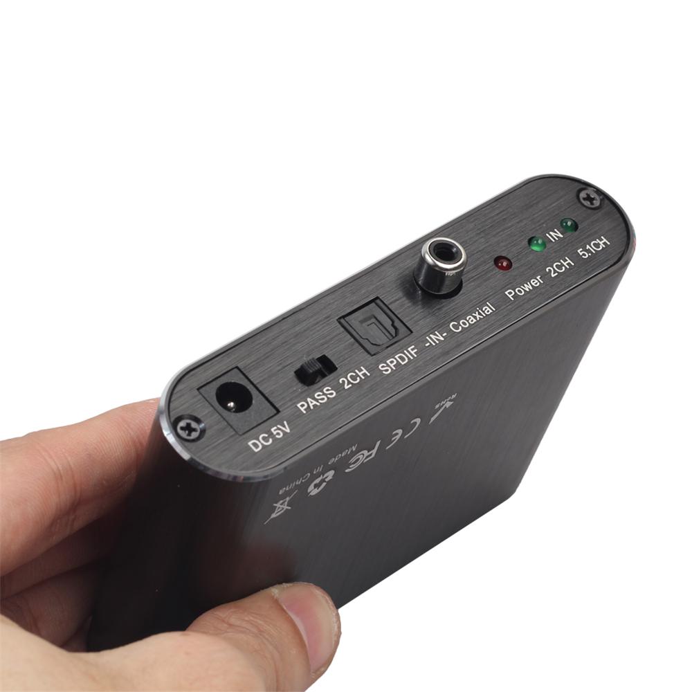 5.1 Audio Gear FL/FR SL/SR CEN/SW Digital Audio Converter Gear Surround Sound Rush Decoder