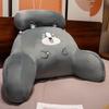 Cartoon Anime Lumbar Pillow With Plush Cover For Bed Couch Support