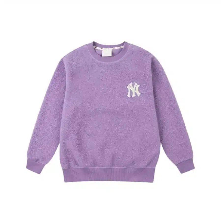 MLB Sweatshirts Unisex Purple Crew Neck Moderate Regular 31MTF1061-50V