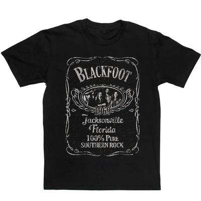 Retro Blackfoot Band VTG Black T-shirt Short Sleeve All Sizes S-5Xl Unisex T-Shirt