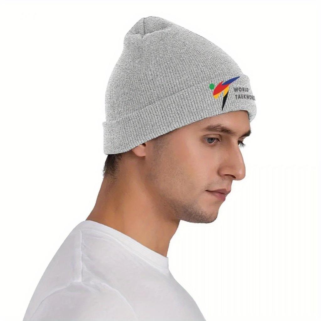 New WTF World Taekwondo Federation Beanie Winter Hats Knitted Cap Daily Baseball Cap