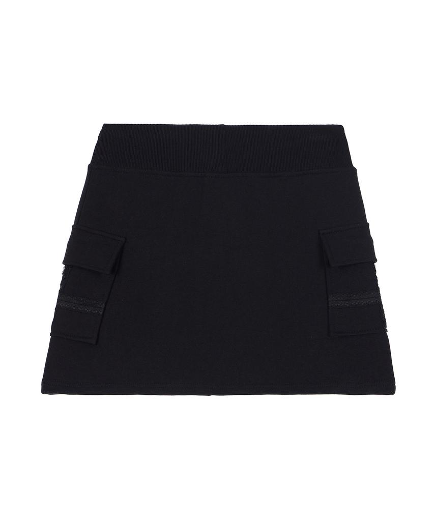 DYSFUNCT Banded Pocket Mini Skirt(Black)