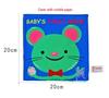 Multifunctional Tear-Proof Cloth Book: Educational Baby Rattle & Enlightenment Toy