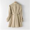 Windbreaker Women's Mid-length Slim-fit Jacket Spring and Autumn Plus Size All-match Top Women