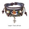 PU Leather Bracelet Musical Note Charm Pendant for Gift Party Daily