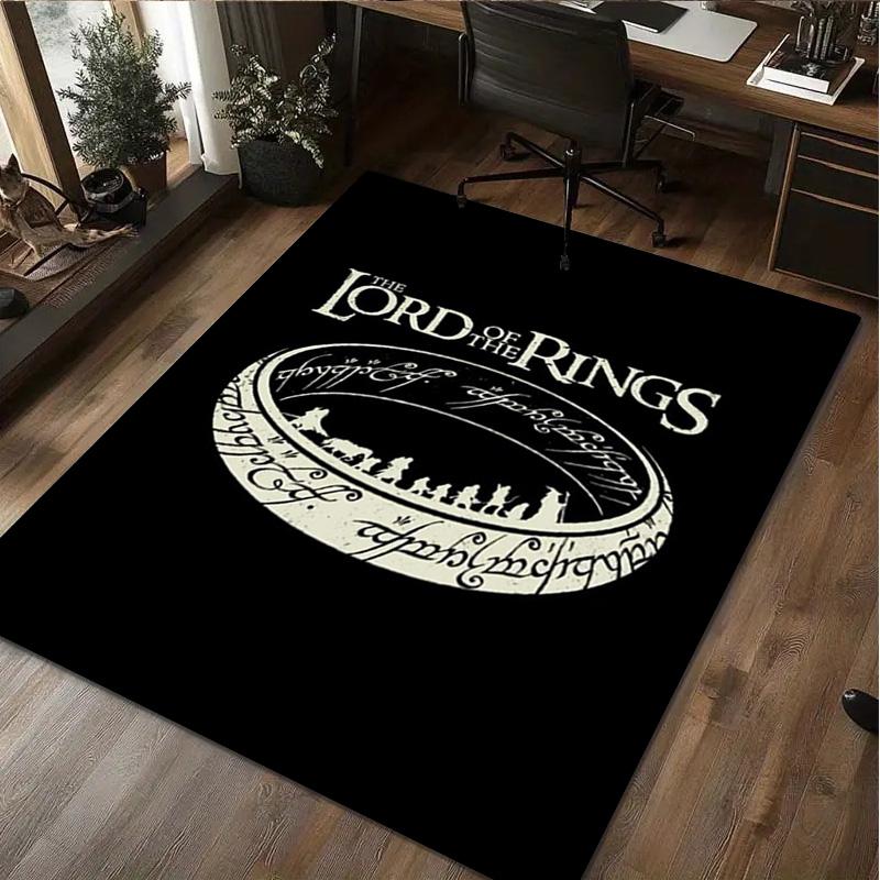 The Lord Of The Rings Carpet Office Decorative Carpet For Living Room Bedroom Door Mat Floor Rug Computer Chair Area Rug