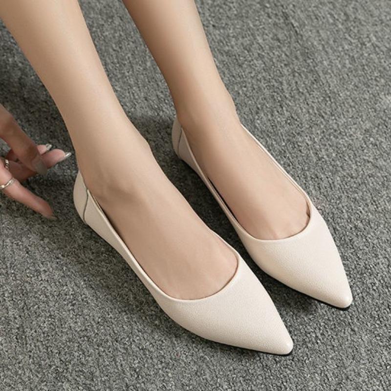 Professional tooling soft-soled work shoes women's new black summer soft leather flat-soled leather shoes comfortable interview shoes for work