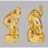 one of the Seven Lucky Gods by Makita a Buddhist Original Buddhist Takaoka bronzeware Daikokuten, (gold-plated/24k gold) Shuun, sculptor. statue,