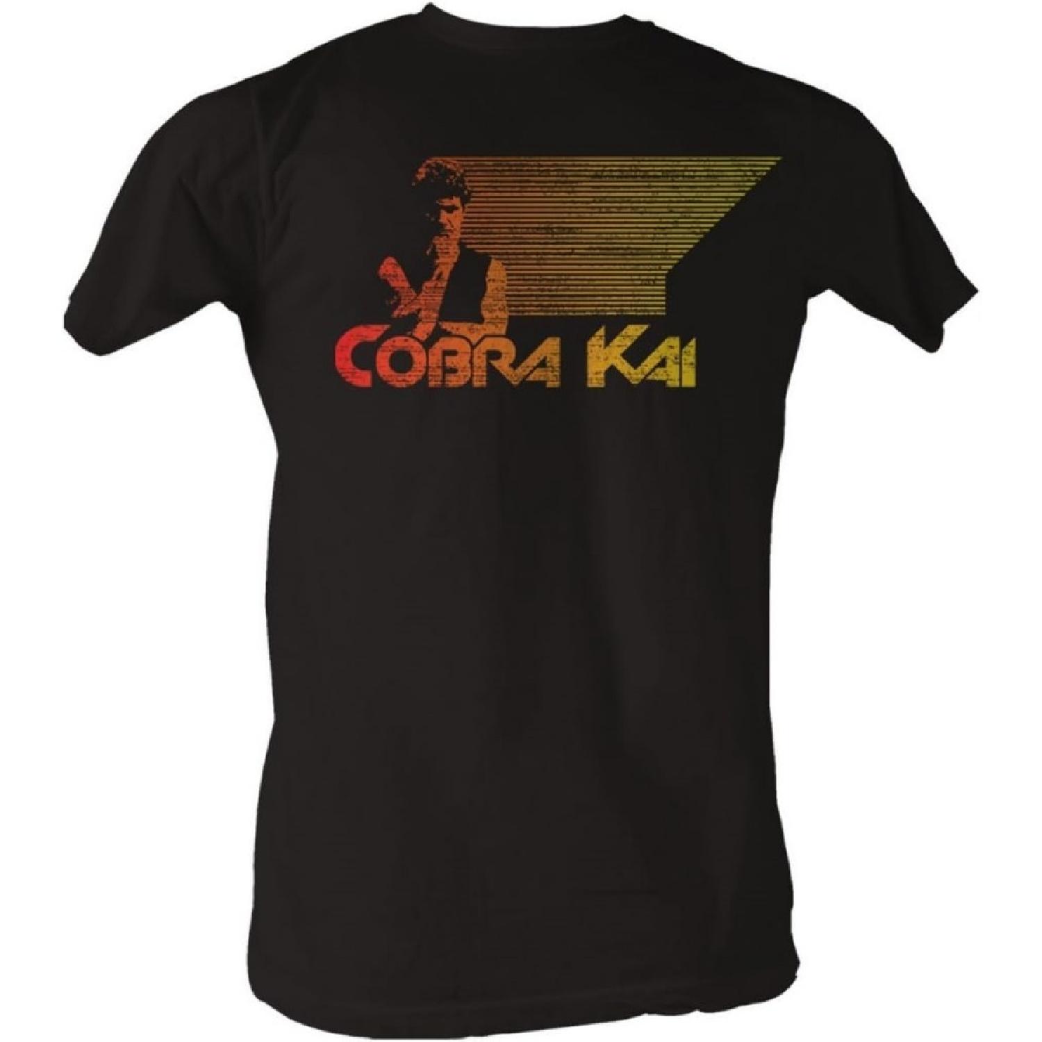 Парень-каратист, The - Ретро футболка Cobra Kai для мужчин, цвет Угольный S