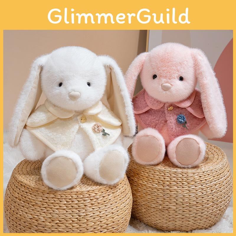 Toy Bunny Plush Doll Shawl Rabbit Sleep Buddy Stuffed Animal Occasions Gift