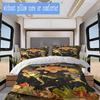 Delicious in Dungeon Pattern Bedding,Quilt Set Quilt Cover Pillowcase Home Birthday Gift (1*duvet cover+2*pillowcase,without core)XSJT0917270
