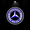 2 Pezzi Luce di Benvenuto con Logo LED per Portiera Auto Per Mercedes Benz AMG Classe A C E GLC GLA GLE GLB W177 W205 W212 W213 X253 X156 W166 X247