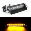 8LED 12V Car LED Strobe Warning Light Truck Emergency Flasher Dash Strobe Light Day Running Flash Led Police Lights Red/Blue