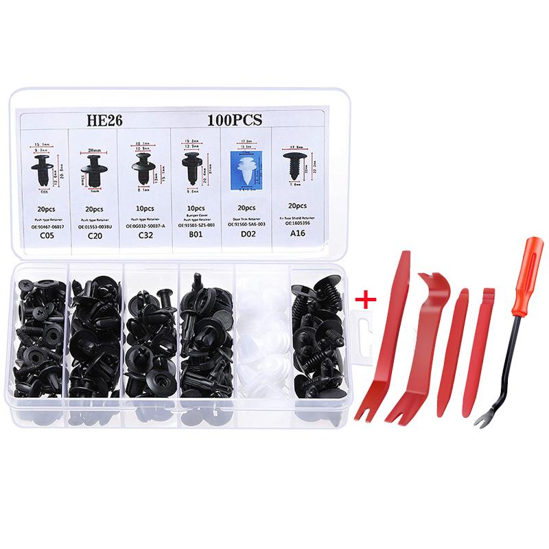 Car Hand Tool Set for Stereo DVD Player Removal Dashboard & Interior Plastic Trim Panel Disassembly Kit Auto Repair Tools