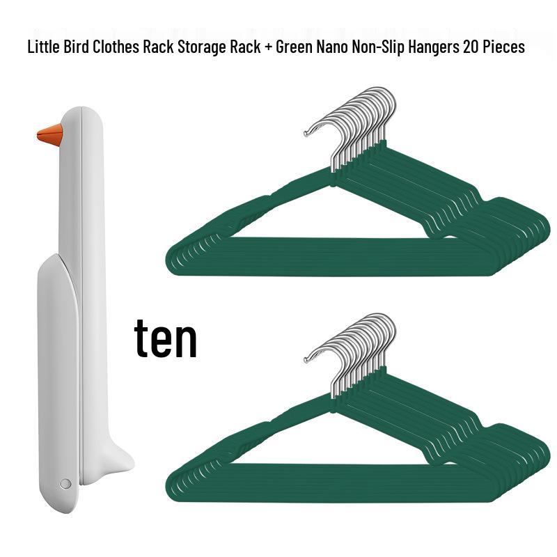 Punch-Free Wall-Mounted Clothes Drying Rack & Organizer