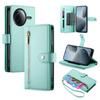 DF-011 For Xiaomi Redmi K80 5G/Poco F7 Pro 5G Case Zipper Pocket Wallet Leather Phone Cover with Straps
