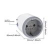 16A WiFi Intelligent Socket Matter WiFi Socket Timer Outlet Power Monitor Support Voice Control Power Switch For Home