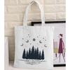 Women Graphic College Harajuku Shopper Bag Van Gogh Sunflower Starry Sky Shopping Bag Women Canvas Shoulder Bag Large Tote Bag