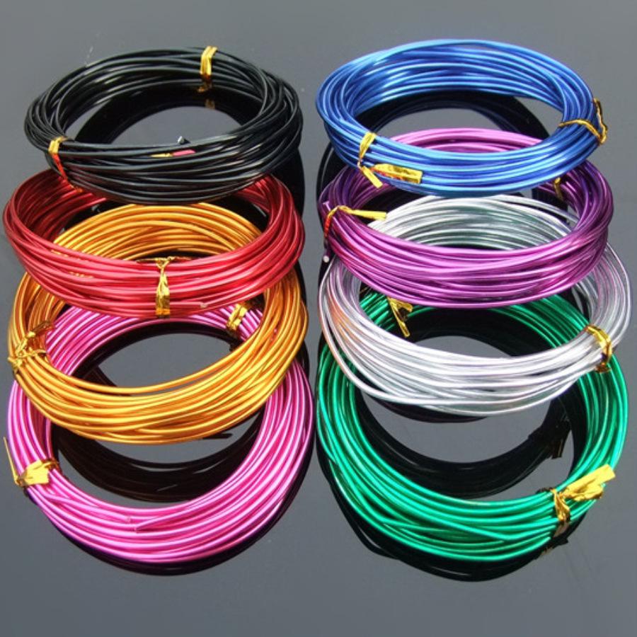 1mm Colored Soft Aluminum Wire for DIY, Model Making & Conductive Connections