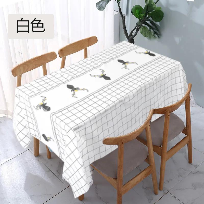 PEVA Table Cloth Waterproof Rectangular & Square Garden Table Cover Stain Tablecloth Oilcloth Mantel Mesa Impermeable Tapete