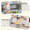 Bamboo Wooden Serving Board for Pizza Bread Steak Kitchen Chopping Boards Rectangle Vegetable Fruit Cutting Board with Handle