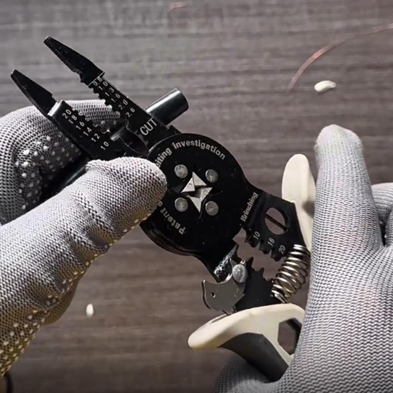 Multifunctional Wire Stripper Electrician Special Industrial Wire Splitters Stripping and Wire Cutting Pliers