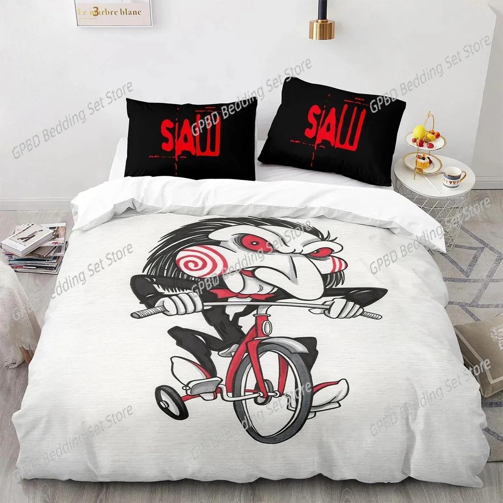 Chainsaw Fright Saw 3D NEW Duvet Cover Pillowcase Bedding Set Adult Boy Girl Bedroom Decoration Children Single Double Large