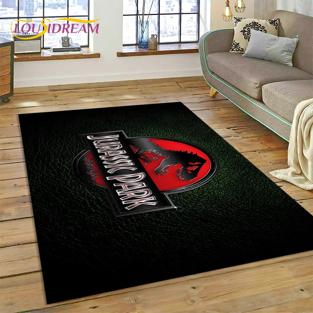Tappeto Tappeto Tappetino Decorativo Antiscivolo per Soggiorno Camera da Letto, Tappetino per Porta, Decorazione per Divano, Tappeto Cartoon 3D Dinosauro Parco Giurassico Dino