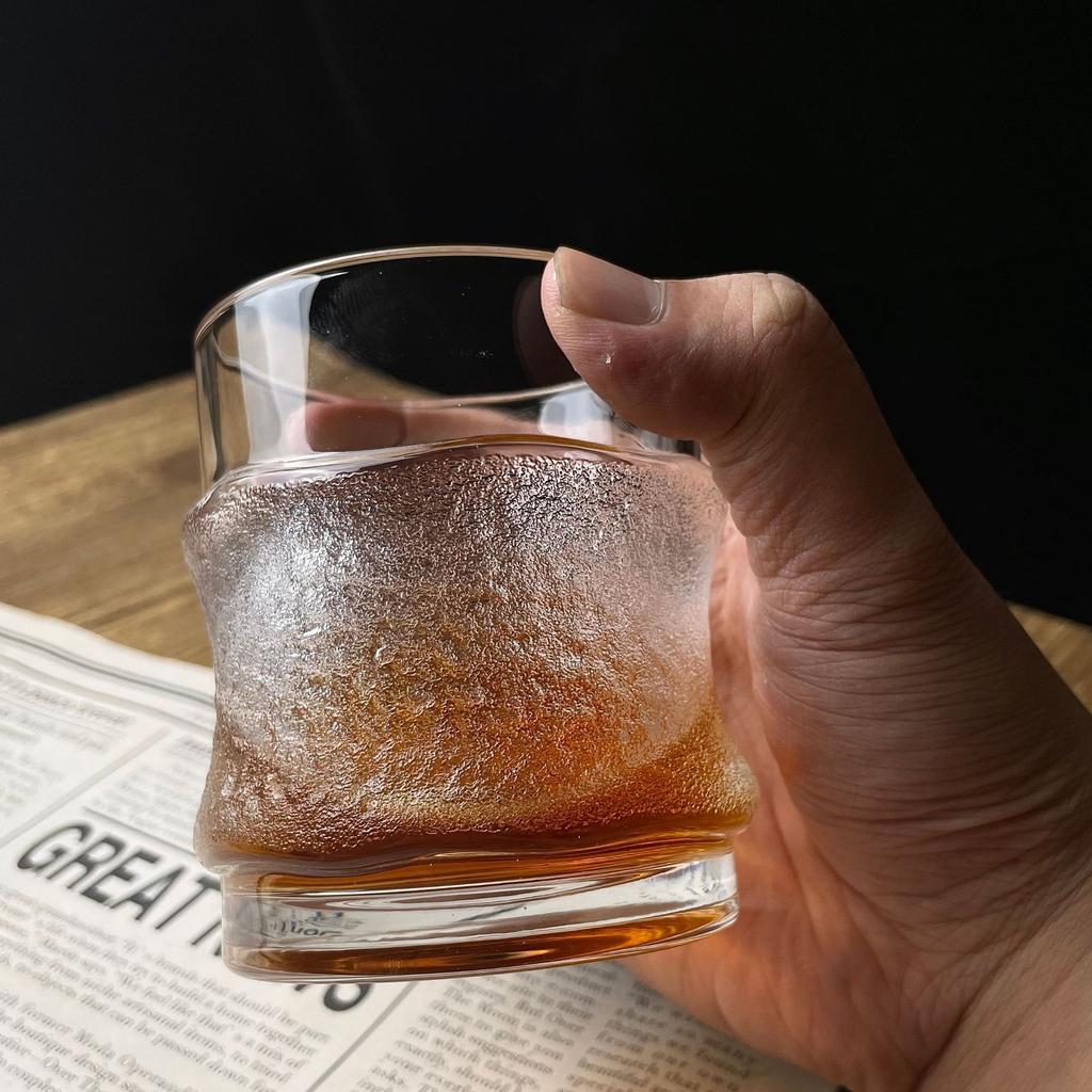 Japanese high-end hanging ice glass, cold drink glass, tactile water glass, ice American coffee  whiskey