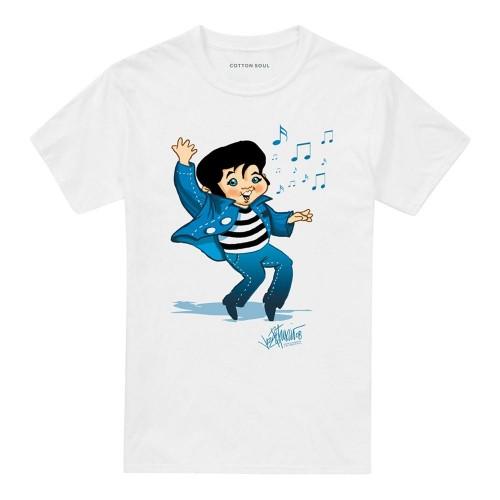 Elvis Presley Unisex Adult Lil Jailbird T-Shirt