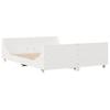 Solid Wood Bed without Mattress White 140 x 200 cm Pine Wood
