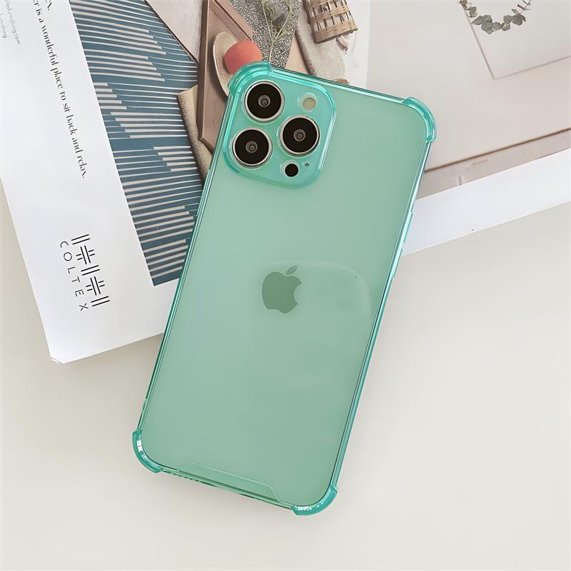 Luxury Clear Shockproof Case For iPhone 15 14 13 12 11 Pro Max Phone Cover On iPhone 13 12 Mini X XR XS 8 14 15 Plus Back Cover