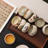 Master Cup Ru Kiln Personal Single Cup Ceramic Tea Tasting Cup Kung Fu Tea Set Tea Drinking Cup High-End Tea Cup Special For Tea Bowl