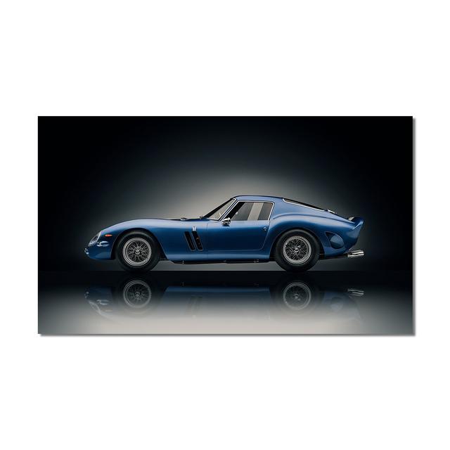 

Плакати та принти на полотні ретро-автомобілів. Настінне мистецтво класичних гоночних автомобілів. Настінне зображення майбутнього Steam City Sport Car. Полотно для домашнього декору 70x140cm no frame