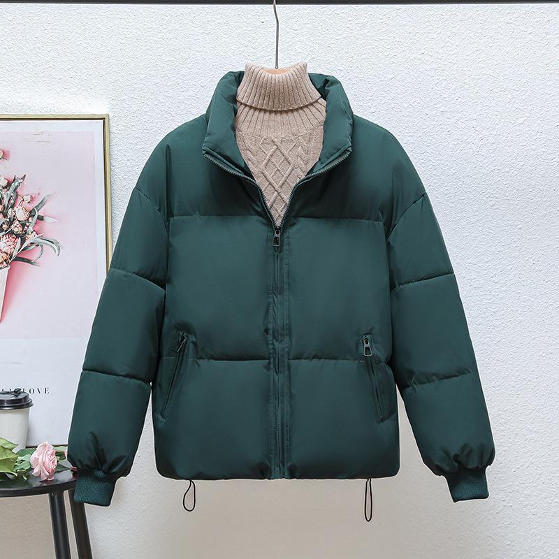 

Winter Warm Down Cotton Jacket for Women s Short Korean Style Loose Stand Collar Bread Jacket for Cotton Jacket for Women XXL