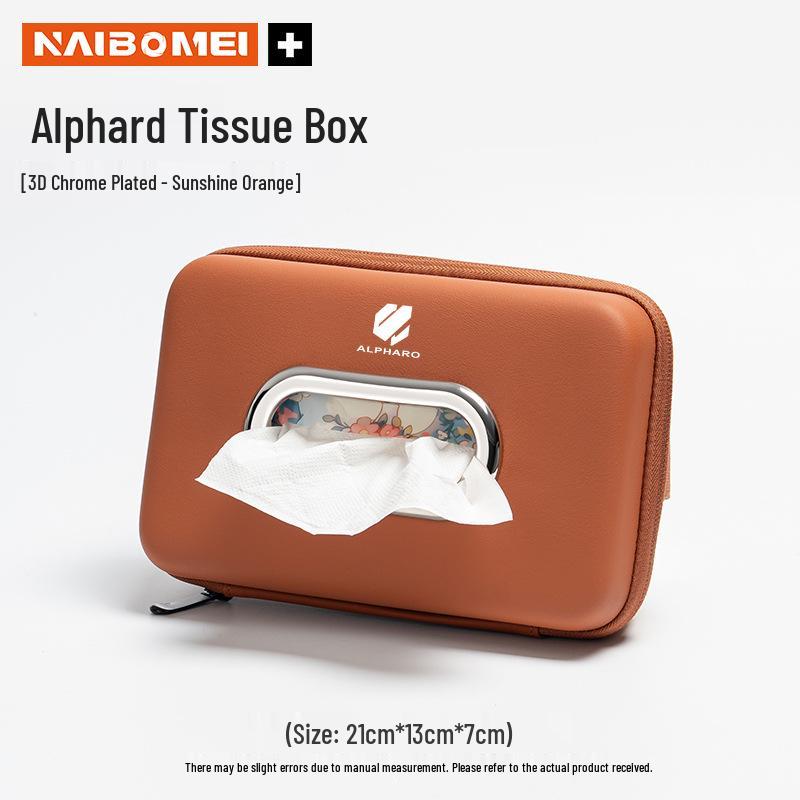 

Toyota Alphard Car Tissue Box - Seat Back Hanging/Armrest Pull-out for Interior Decoration