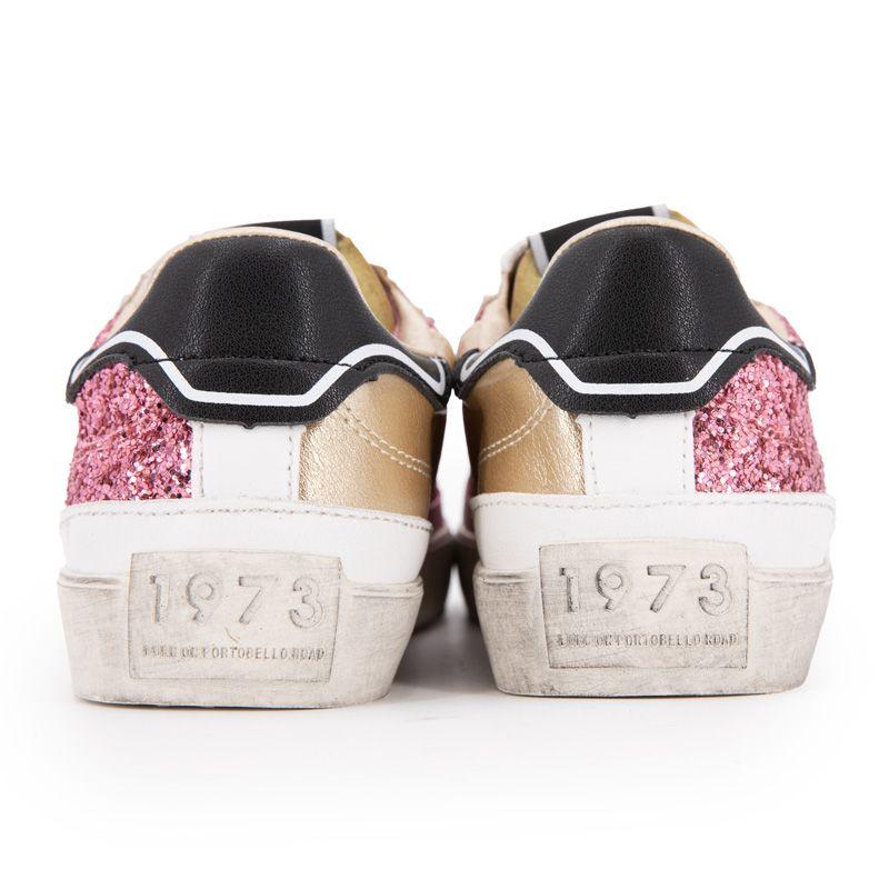 Baskets lane glitter g à pailettes roses Enfant PEPE JEANS