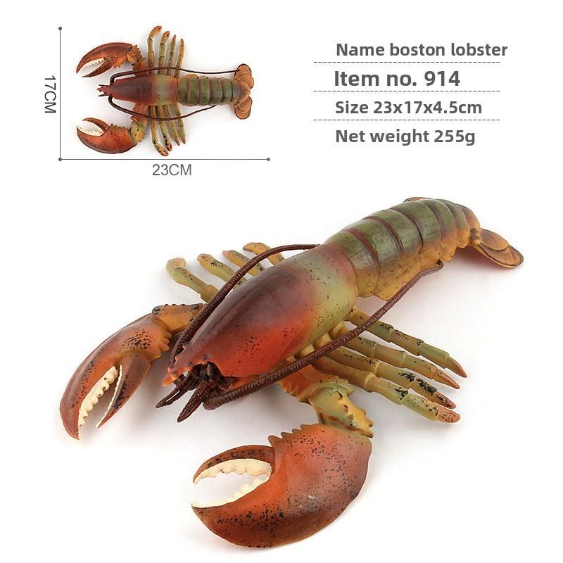 Lobster Pvc Marine Animal Model For Educational Display And Kids Gifts