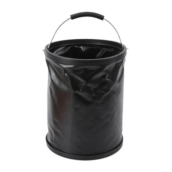 

10 л складное ведро для воды с переносной ручкой, водонепроницаемое многофункциональное, для мытья автомобиля, кемпинга, рыбалки, складное ведро для хранения воды