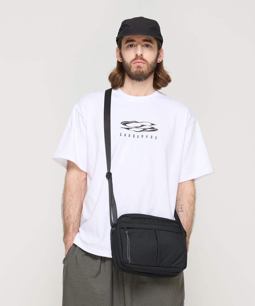 CARGOBROS Circle Logo Oversized Short Sleeve Tee (White)