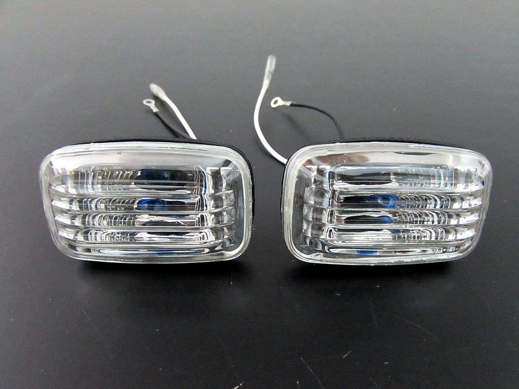 BRIGHTZ Crystal Side Markers for Toyota Camry Gracia Sedan Side Turn Side Turn Lamps Part 38950 [BLINKER-010] (2020, 2125), Signals, (SXV20, SXV25,