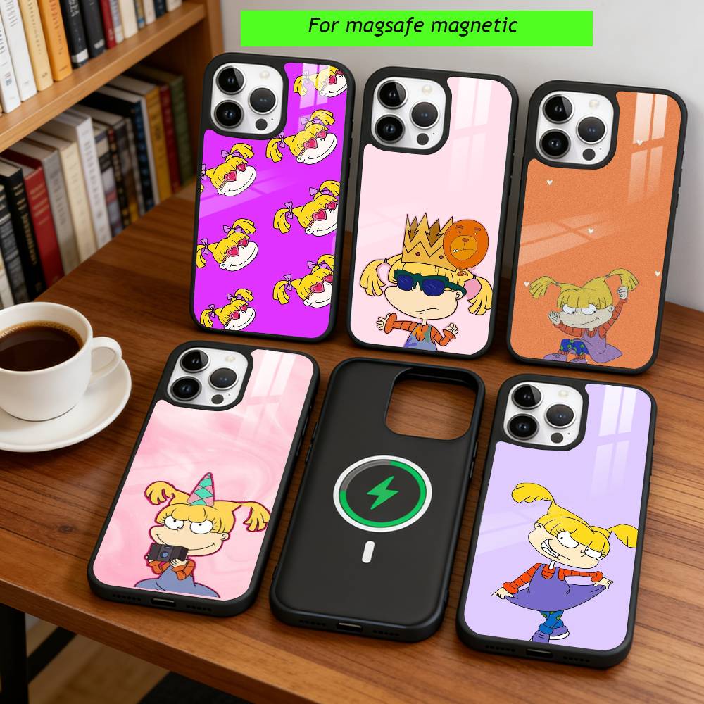 Rugrat A-Angelica Phone Case For iPhone17,16,15,14,13,12,11 Plus,Pro Magnetic For Magsafe Wireless Charging